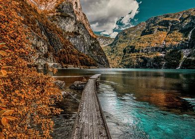 Mountain Lake Pier