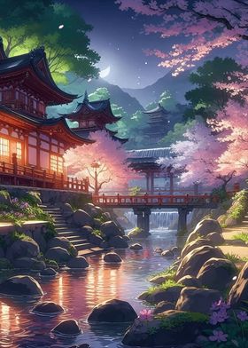 Japanese Garden Night