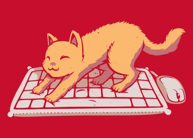 Cat on Keyboard