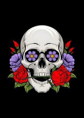 Floral Skull