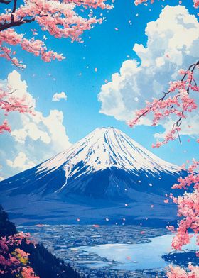 Mount Fuji Cherry Blossom