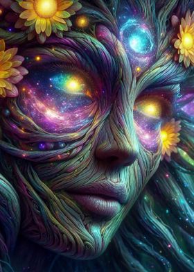 Cosmic Tree Woman