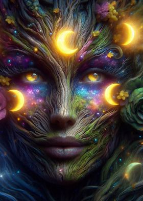 Cosmic Tree Woman