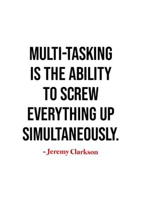 Multitasking Quote