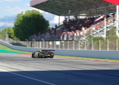 Lamborghini Race Car on Track