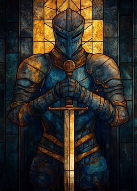 Stained Glass Knight