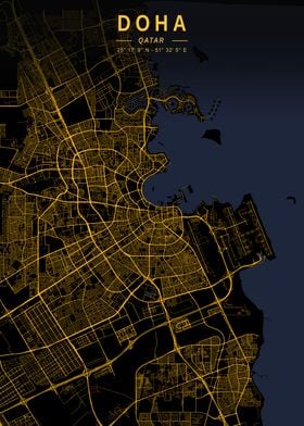 Doha Golden City Map