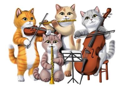 Cat Orchestra Musicians