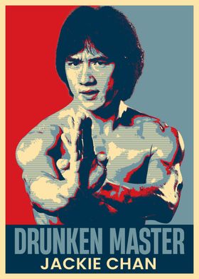 Jackie Chan Drunken Master Poster