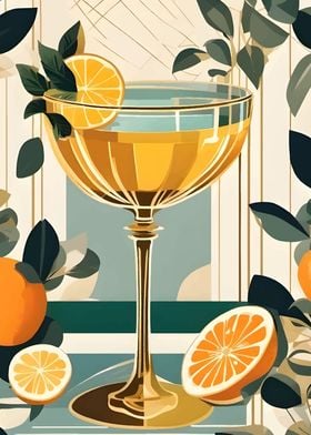 Orange Cocktail Decoration