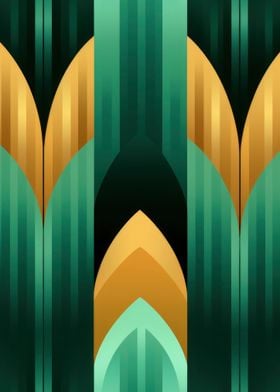 Abstract Art Deco Pattern