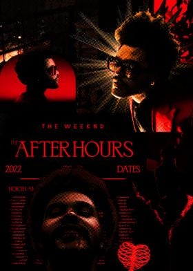 The Weeknd After Hours Tour Poster