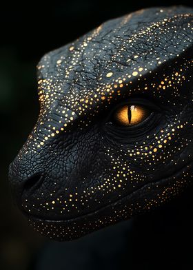 Golden-Eyed Reptile T-rex