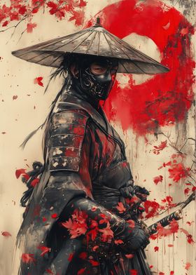 Vintage Samurai Warrior 