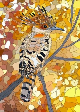 Hoopoe Bird Illustration