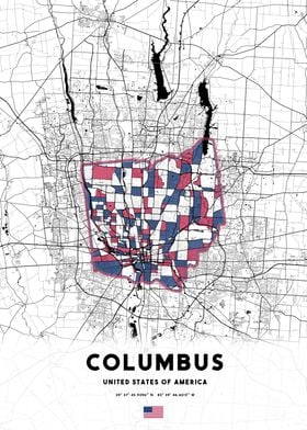 Columbus City Map