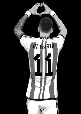 Di Maria Heart Gesture