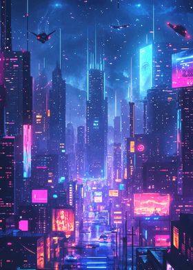 Cyberpunk Cityscape