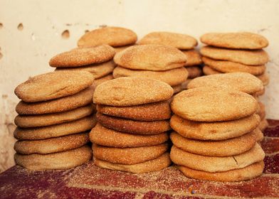 Freshly Baked Bread Stacks