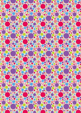 Colorful Polka Dot Pattern