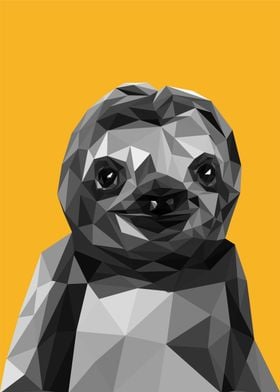 Sloth in Geometric Style