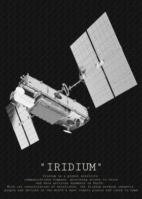 Iridium Satellite Poster