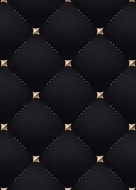 Black and Gold Diamond Pattern