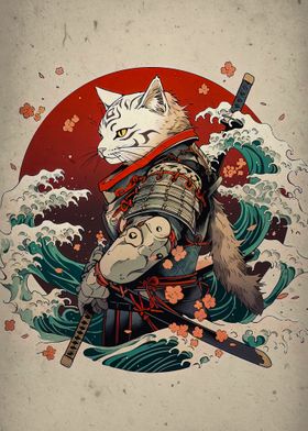 Samurai Cat 