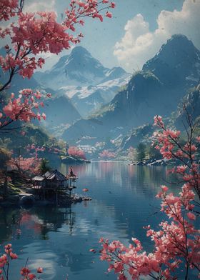 Serene Mountain Lake