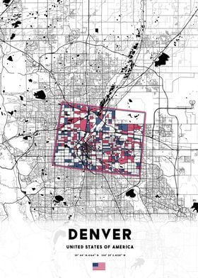 Denver City Map