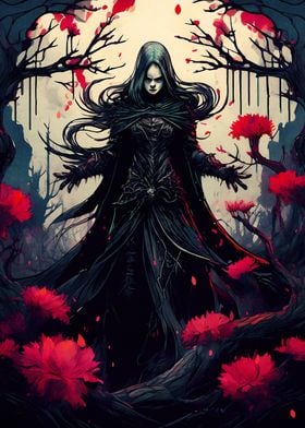 Dark Sorceress in Crimson Forest