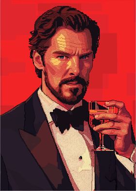 Benedict Cumberbatch Pixel Art