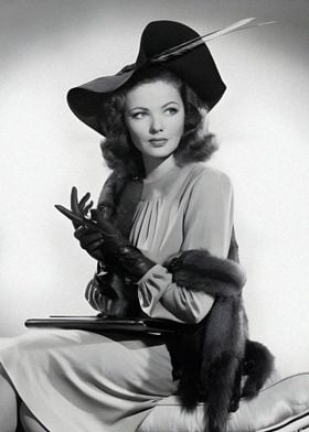 Actor Gene Tierney