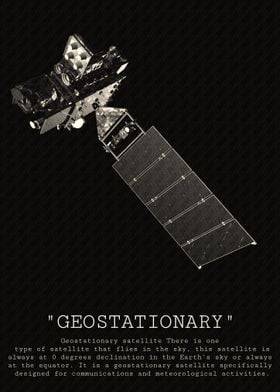 Geostationary Satellite Illustration