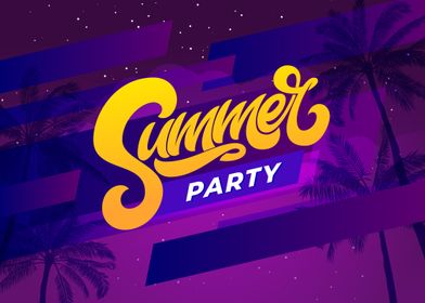 Summer Party Poster