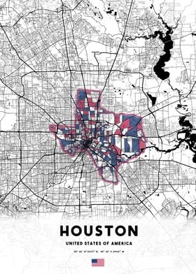 Houston City Map