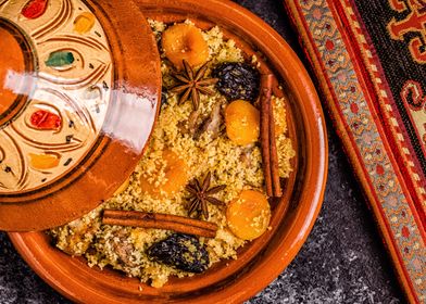 Moroccan Couscous Dish