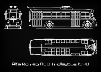 Alfa Romeo 800 Trolleybus 1940