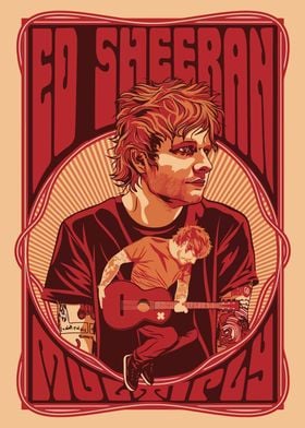 Ed Sheeran Music Poster