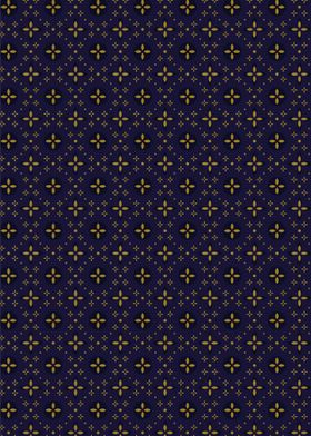 Gold and Blue Pattern