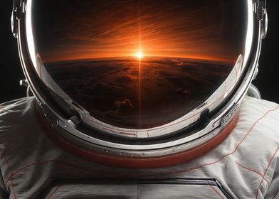 Astronaut Sunrise