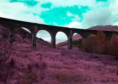 Stone Arch Bridge Landscape