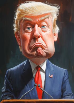 Trump Caricature