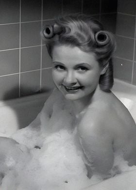 Woman in a Bubble Bath