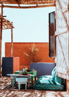 Moroccan Patio Seating