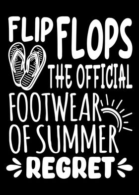 Flip Flops Summer Regret