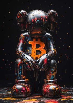 Bitcoin Kaws Statue