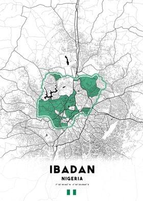 Ibadan City Map