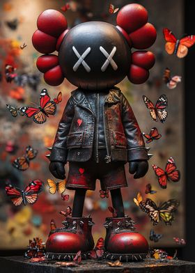 Punk Butterfly Figure