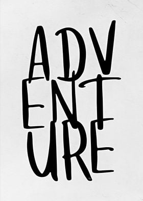 Adventure Typography